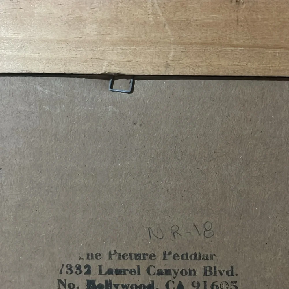 Vintage Framed Norman Rockwell print Marriage License - Picture 3 of 5